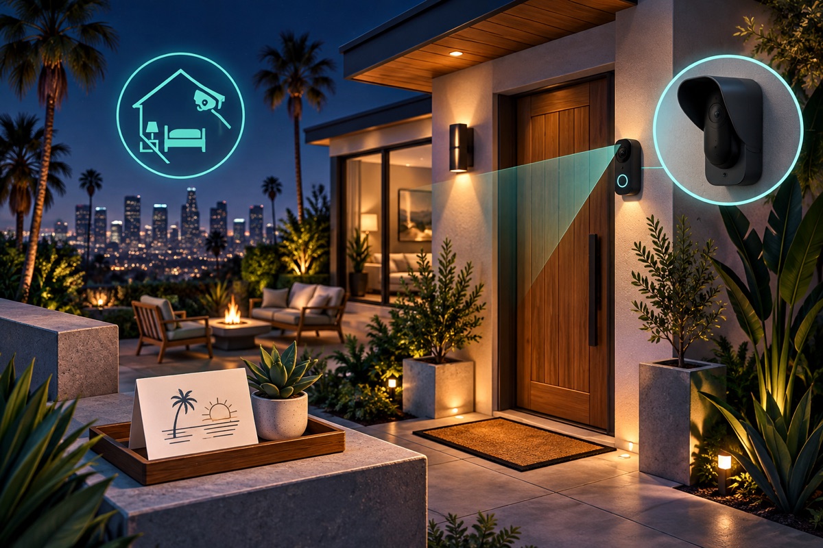Security Cameras for Airbnbs & Short-Term Rentals in LA: What's Allowed