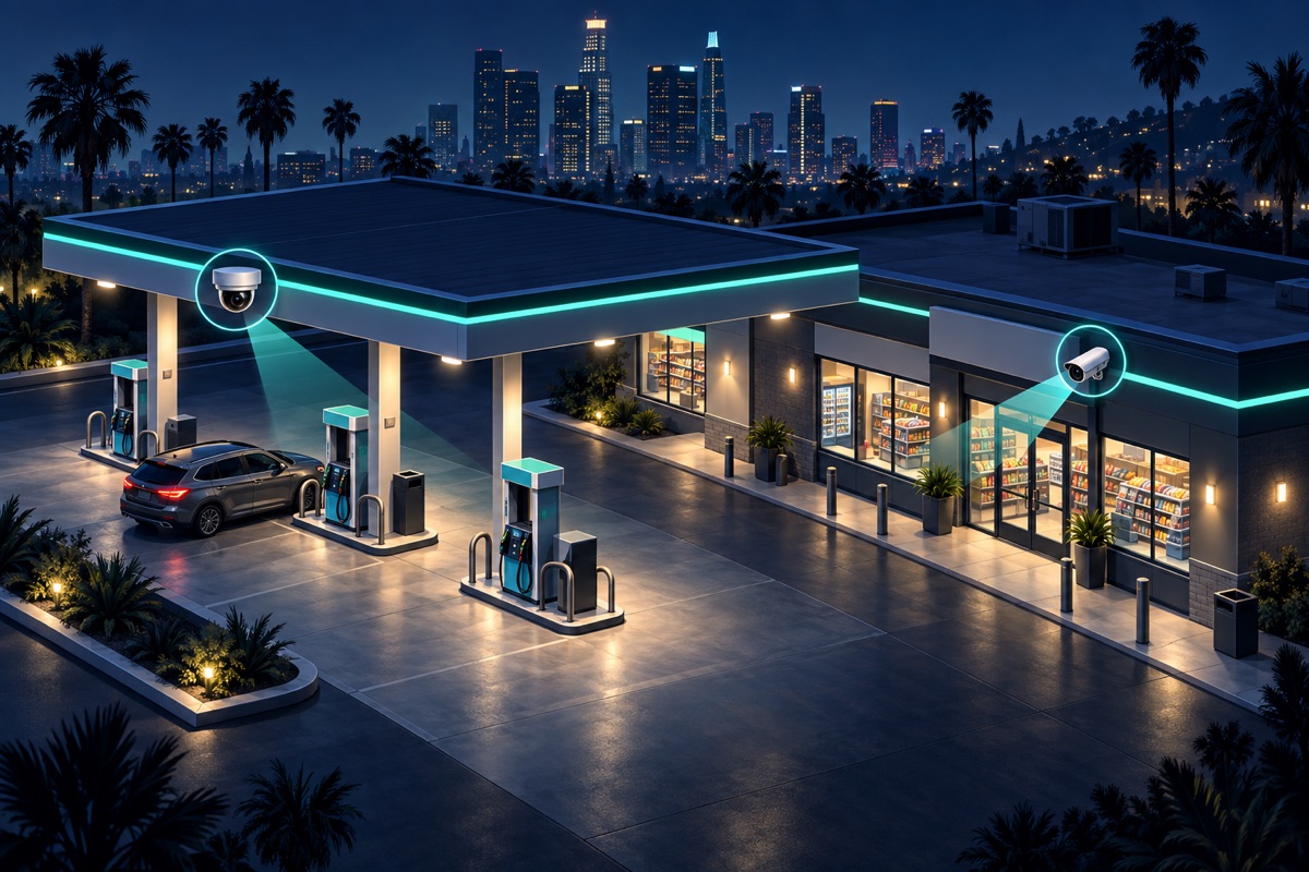 Security Cameras for Gas Stations & Convenience Stores in LA