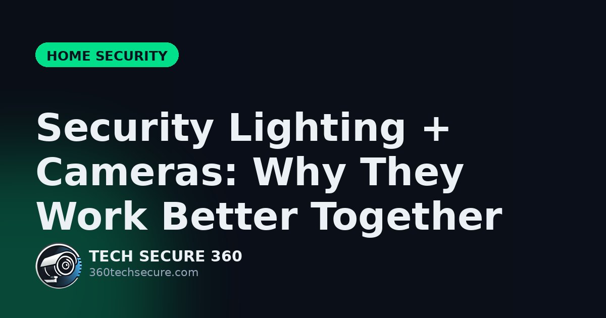 Security Lighting + Cameras: Why They Work Better Together