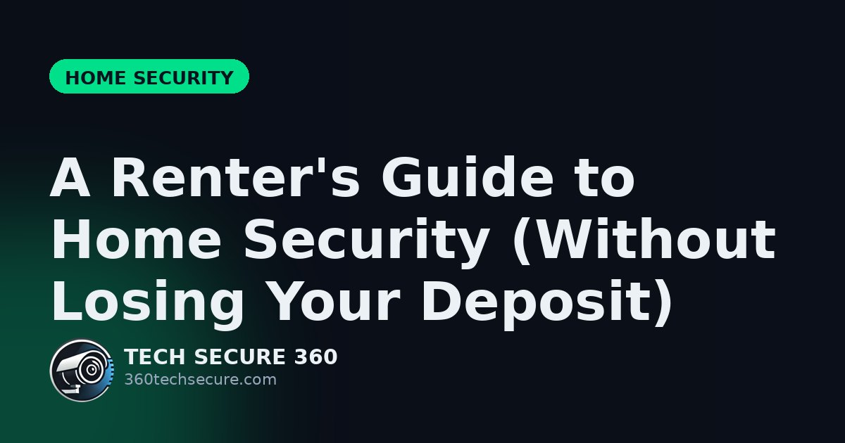 A Renter's Guide to Home Security (Without Losing Your Deposit)