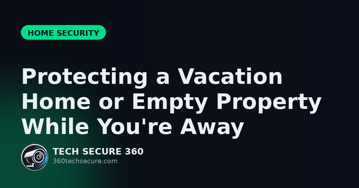 Protecting a Vacation Home or Empty Property While You're Away