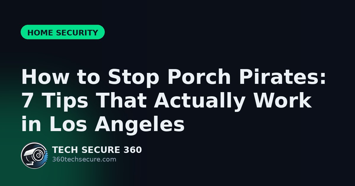 How to Stop Porch Pirates: 7 Tips That Actually Work in Los Angeles